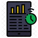 Data Analytics Online Analysis Report Icon