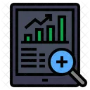 Data Analytics Online Analysis Report Icon