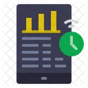 Data Analytics Online Analysis Report Icon