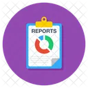 Data Analytics Business Report Progress Icon
