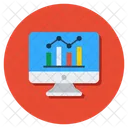 Data Analytics Online Data Progress Icon