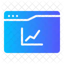 Data Analytics Graphical Presentation Stats Icon