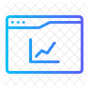 Data Analytics Graphical Presentation Stats Icon