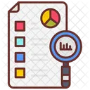 Data Analytics Data Mining Info Finding Icon