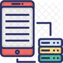 Data Backing Data Backup Mobile Backup Icon