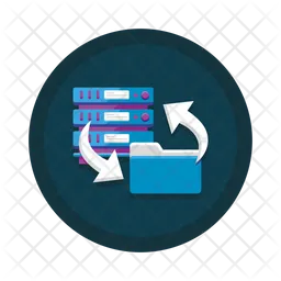 Data backup Icon - Download in Rounded Style