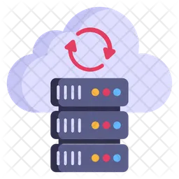 Data Backup Icon - Download in Flat Style
