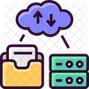 Data Backup Cloud Backup Serer Backup Icon