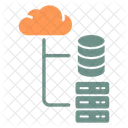 Data Base Cloud Cloud Computing Icon