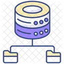 Data Base Server Cloud Icon