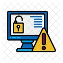 Data Breach Alert Breach Data Icon