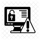 Data Breach Alert Breach Data Icon