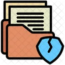 Data Breach Leak Loss Icon