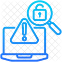 Data Breach Security Crack Icon