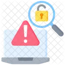 Data Breach Security Crack Icon