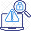 Data Breach Security Crack Icon