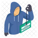 Cyber Crime Cyber Attack Cyber Security Icon