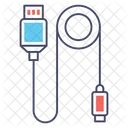 Usb Cable Usb Cord Data Cable Icon