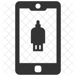 Data cable connect on mobile  Icon