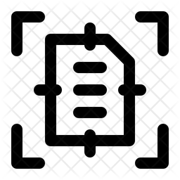 Data capture Icon - Download in Line Style