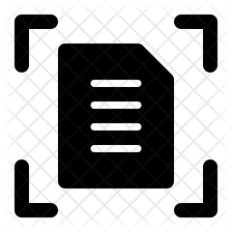 Data Capture Icon - Download in Glyph Style