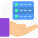 디지털문서 연결문서 신분증 전자통신 아이콘