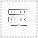 Data Center Database Server Icon