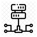 Data Center Servers Storage Icon