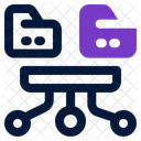 Data Center Server Network Icon