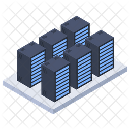 Data Center Icon of Isometric style - Available in SVG ...