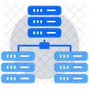 Data Center Main Server Data Server Icon