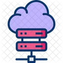 Data Center Cloud Server Hosting Cloud Server Icon
