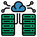 Data Center Cloud Computing Database Icon