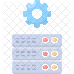 Data Center Icon - Download in Flat Style