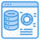 Web Server Data Data Center Icon