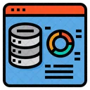 Web Server Data Data Center Icon