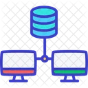 Data Center Data Network Data Server Icon