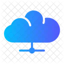 Data Center Cloud Computing Cloud Data Icon