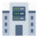 Data Center Building Server Icon