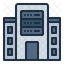 Data Center Building Server Icon