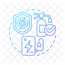 Disaster Business Backup Icon