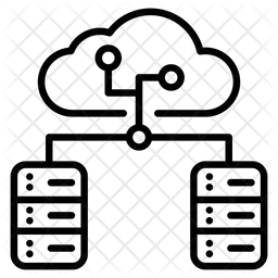 Centro de dados em nuvem  Ícone