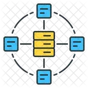 Data Center Center Database Icon
