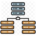 Data Center Main Server Data Server Icon