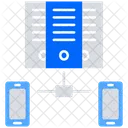 Data Center Data Storage Data Server Connection Icon
