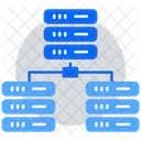 Data Center Main Server Data Server Icon