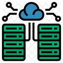 Data Center Cloud Computing Database Icon