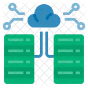 Data Center Cloud Computing Database Icon