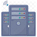 Internet Server Data Center Server Icon