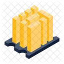Server Racks Data Center Big Data Icon